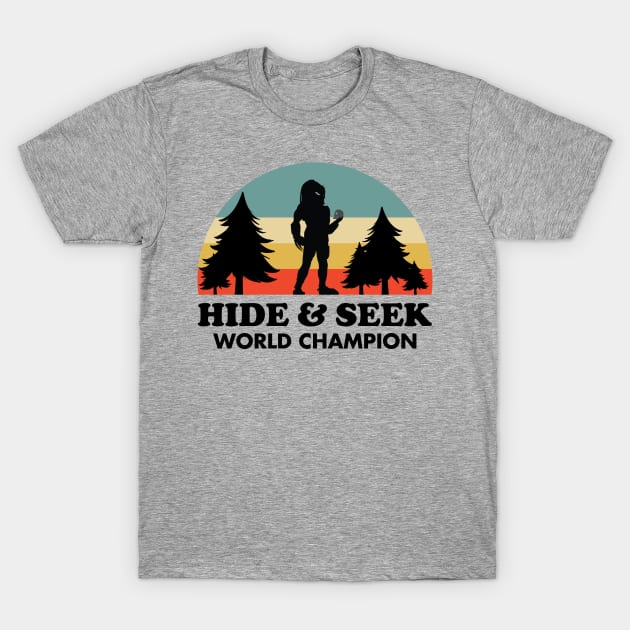 Hide & Seek World Champion Tee T-Shirt by CubeRider